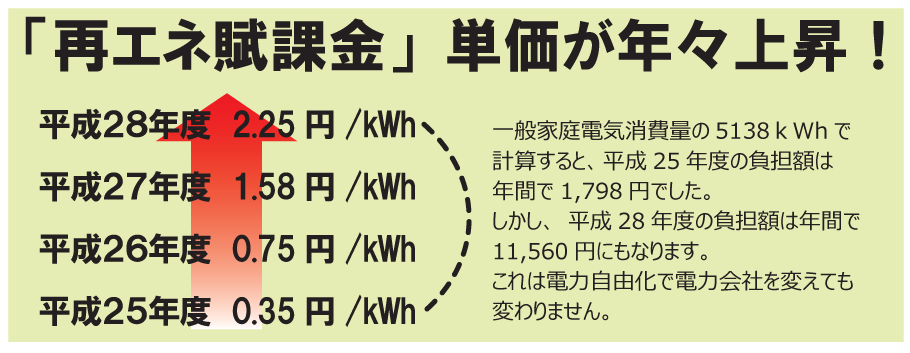 再エネ賦課金