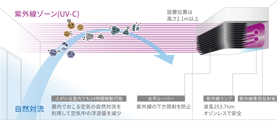 紫外線エリア