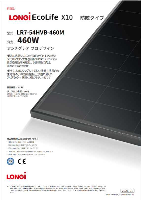 longi460w